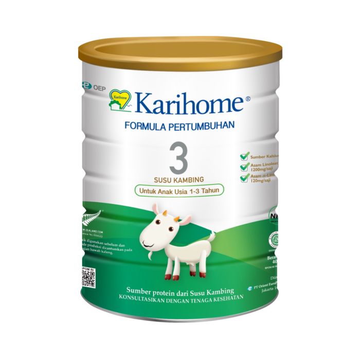 Karihome Susu Kambing Step 3 Susu Formula Pertumbuhan Anak 1-3 Tahun