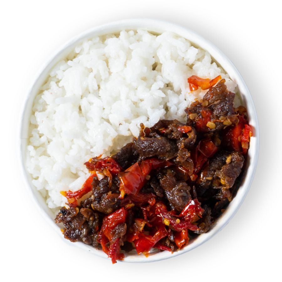 Nasi Dendeng Balado
