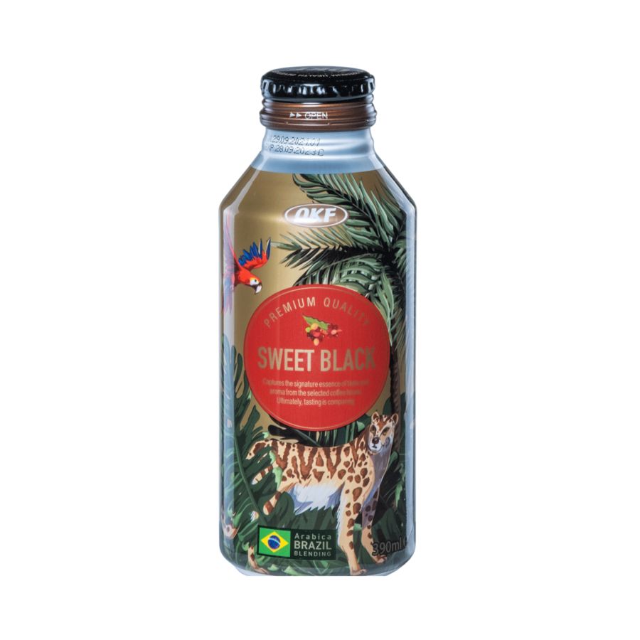 OKF Premium Sweet Black Coffee 390ml