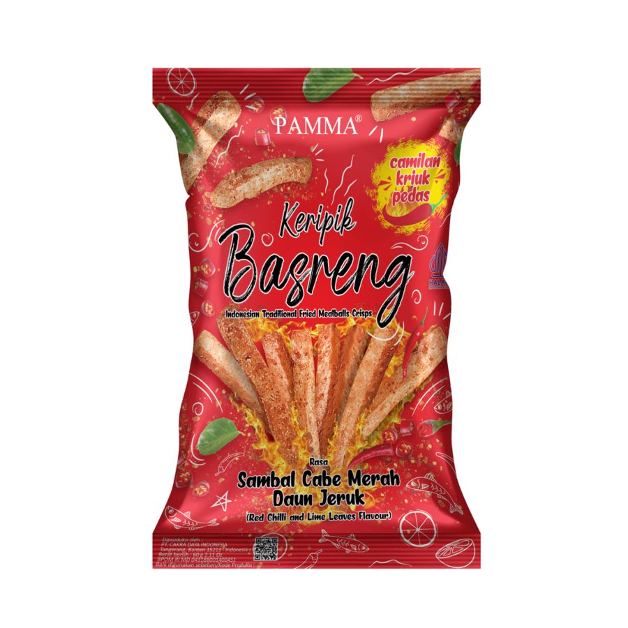 Pamma Basreng Sambel Cabe Merah 60gram