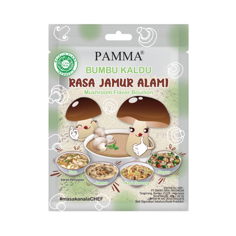 Pamma Kaldu Rasa Jamur Alami 80gram