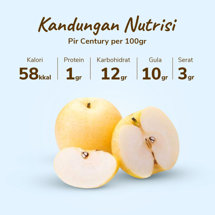 Pear Century Astro Farm pack 2-3 pcs 450-500 gram