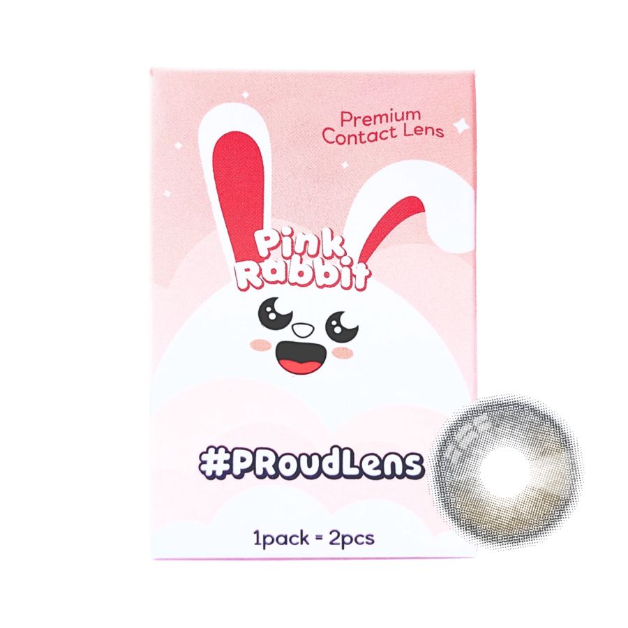 Pink Rabbit Celeste Black Normal Softlens 1pair