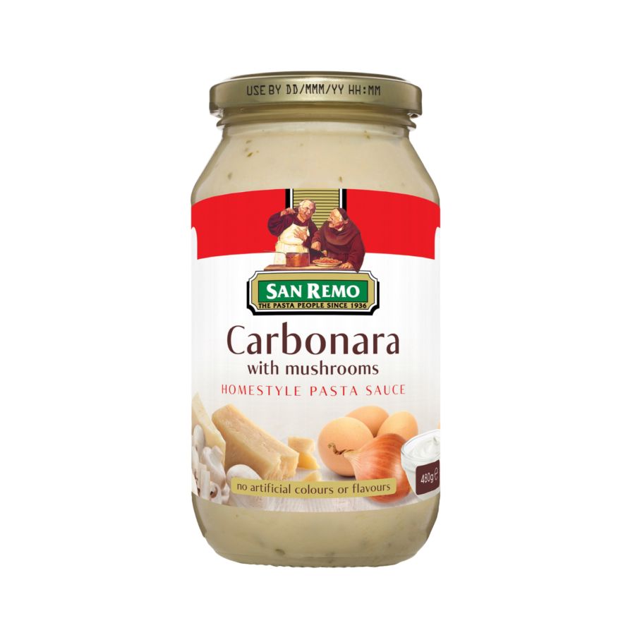 San Remo Pasta Sauce Carbonara 480gram