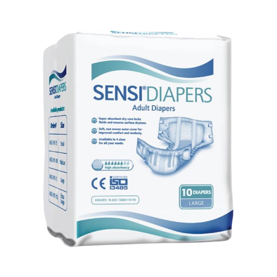 Sensi Adult Diapers Popok Perekat Dewasa L10 1pack