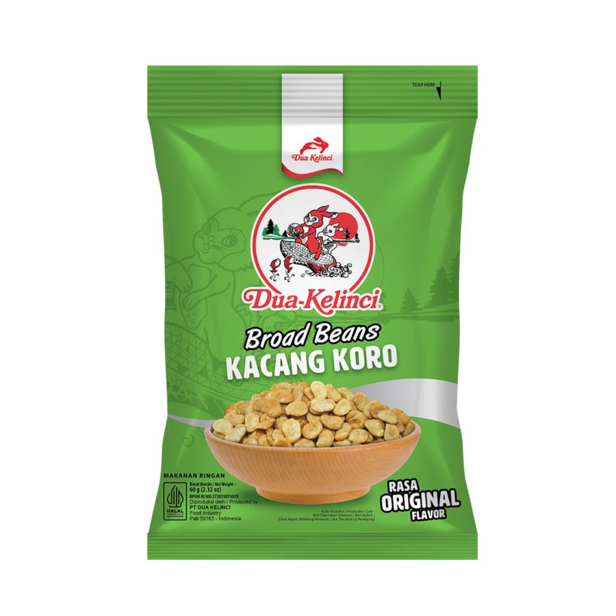 Dua Kelinci Kacang Koro Original 60gram