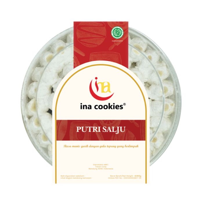 Ina Cookies Kue Kering Premium Putri Salju - Reguler