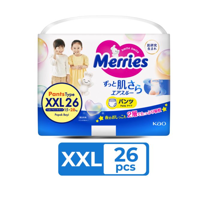 Merries Premium Diapers Pants XXL26