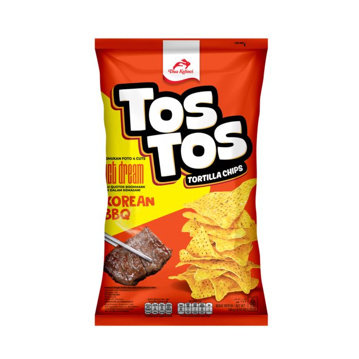Dua Kelinci Tos Tos Korean Bbq Tortilla Chips