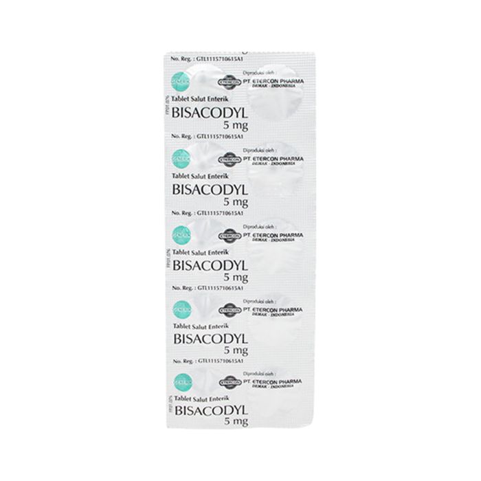 Bisacodyl 5 Mg Obat Pencahar Sembelit Konstipasi