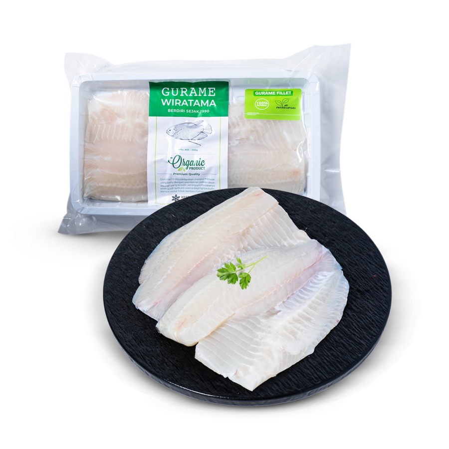 Gurame Organik Fillet Wiratama 400-500gram 1pack