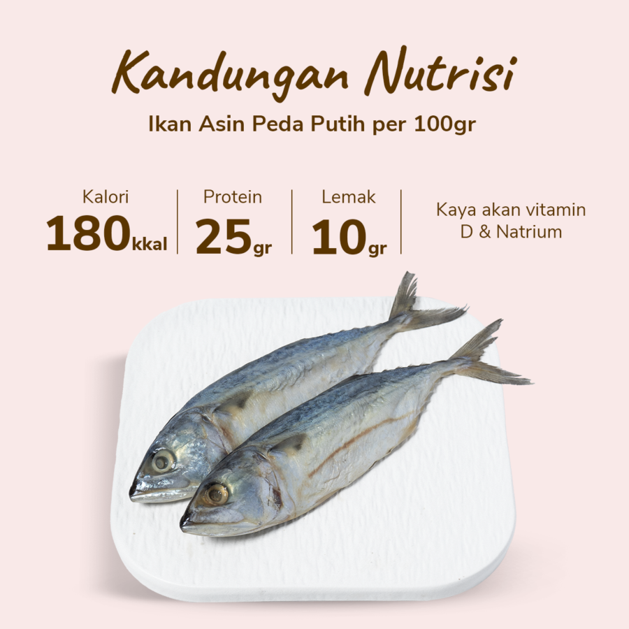 Ikan Asin Peda Putih 150gram