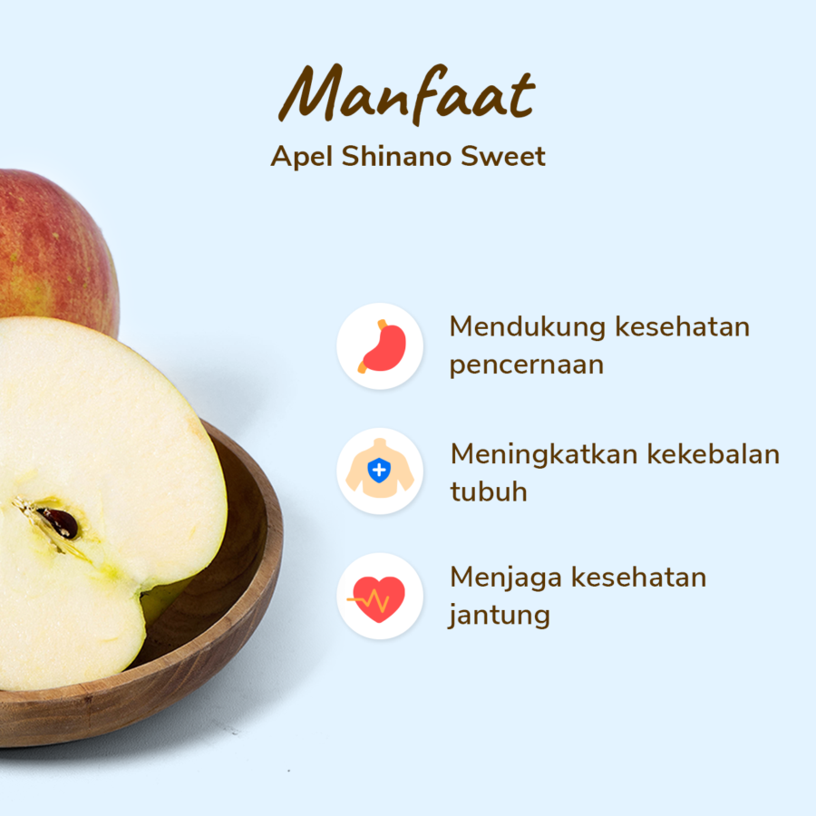 Apel Shinano Sweet Astro Farm 1 pcs 420-500 gram