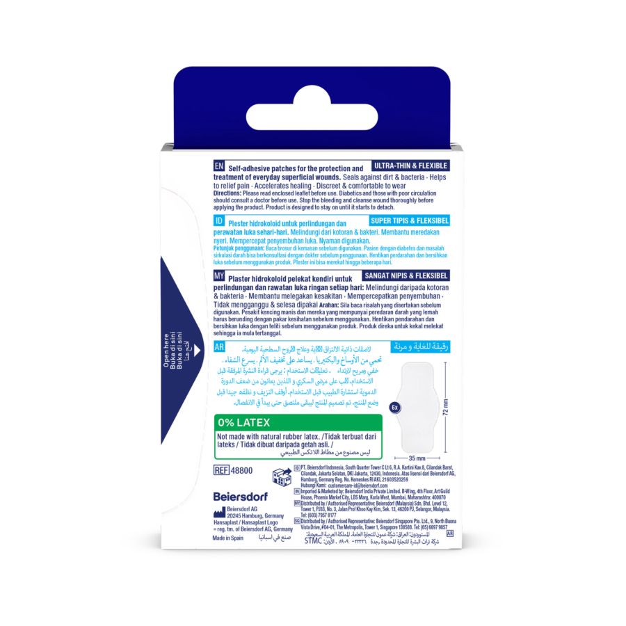 Hansaplast Second Skin Protection Plester Luka 6sheets