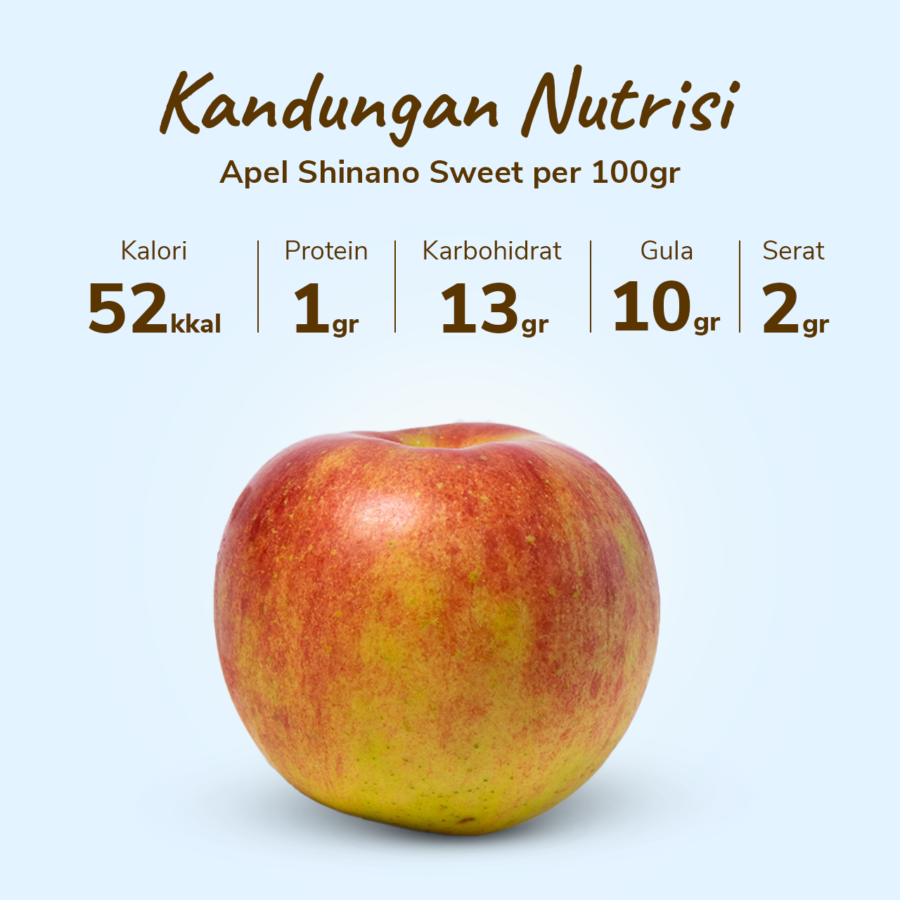 Apel Shinano Sweet Astro Farm 1 pcs 420-500 gram