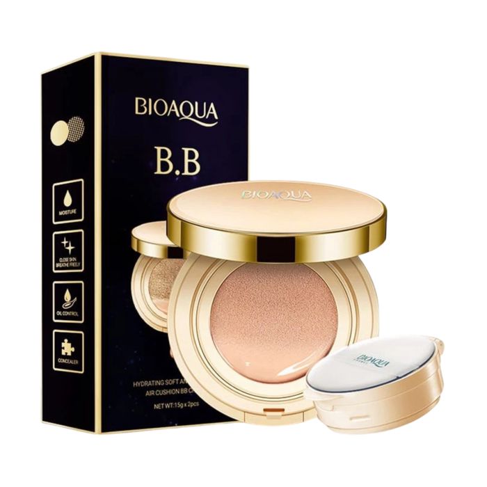 BIOAQUA Hydrating Soft and Flawless Natural Air Cushion BB Cream