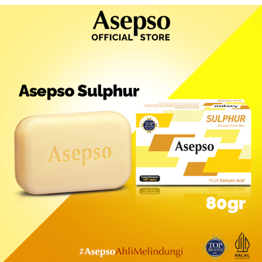 Asepso Sulphur Barsoap 80gram