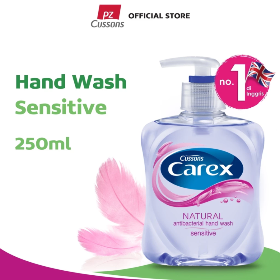 Carex Calm & Care Sensitive Natural Antibacterial Handwash 250ml