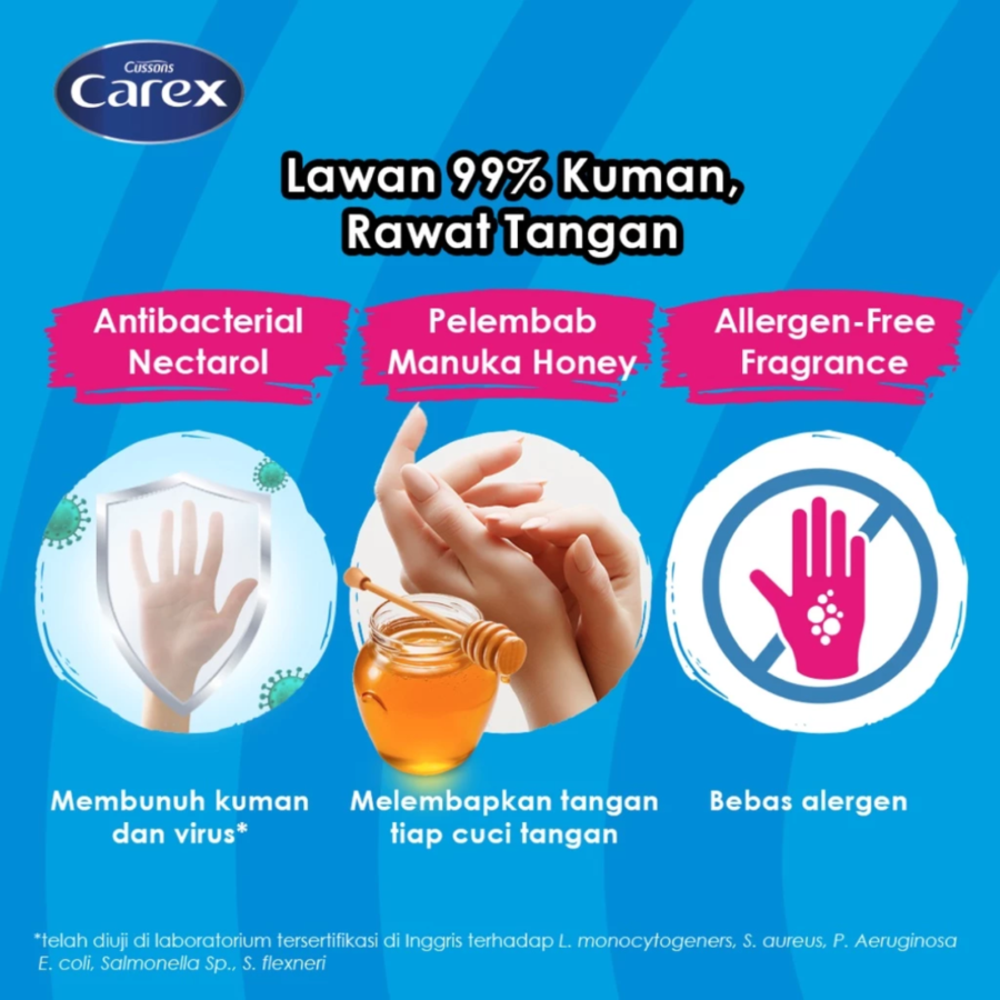 Carex Calm & Care Sensitive Natural Antibacterial Handwash 250ml