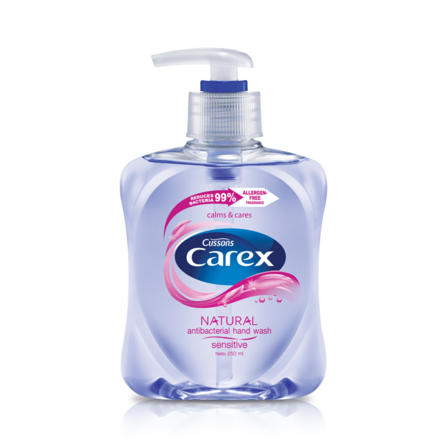 Carex Sensitive Natural Antibakterial Hand Wash 250ml