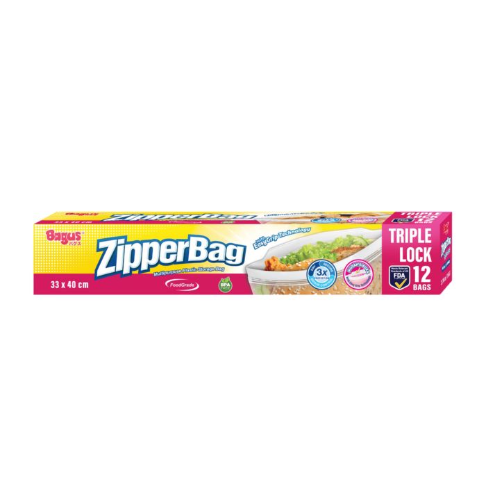 Bagus Zipperbag 33cm x 40cm 12S