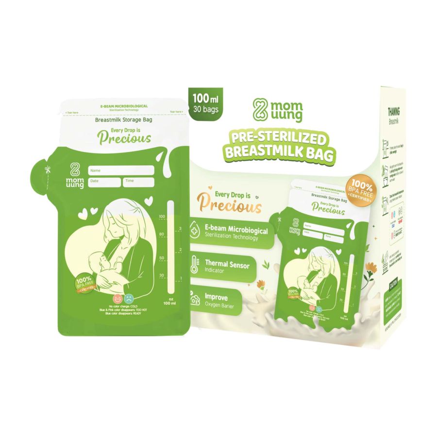 Bundling Mom Uung Asi Booster 60 Kapsul Free Asi Bag+Pouch 1pack
