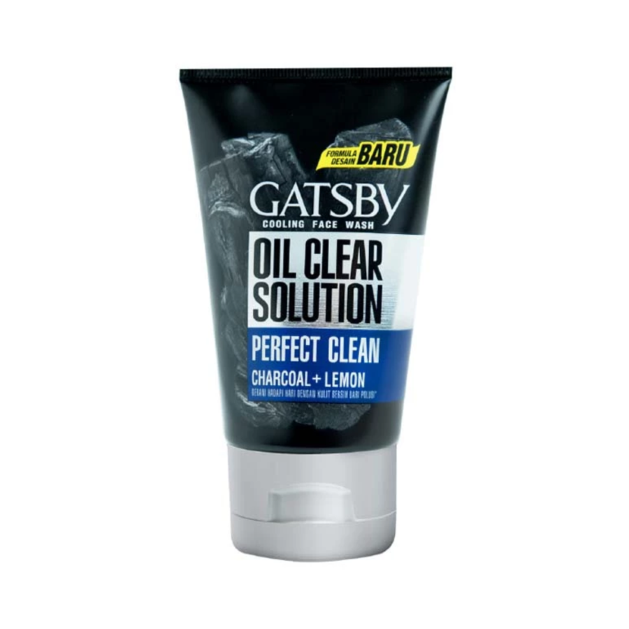 Gatsby Oil Clear Solution Perfect Clean Cooling Face Wash 100gram