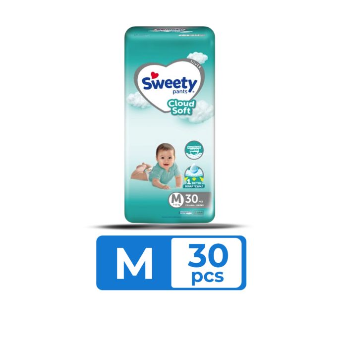 Sweety Silver Cloud Soft Pants Diapers M30