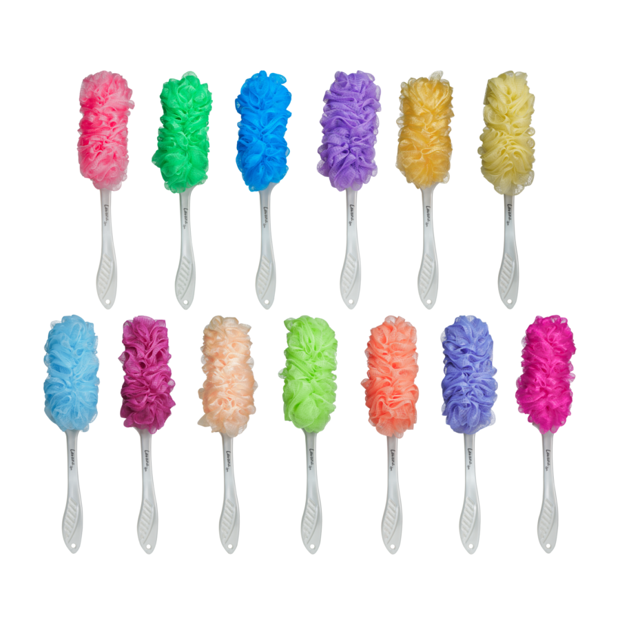 Lavana Mesh Brush Acrylic Handle 1pcs