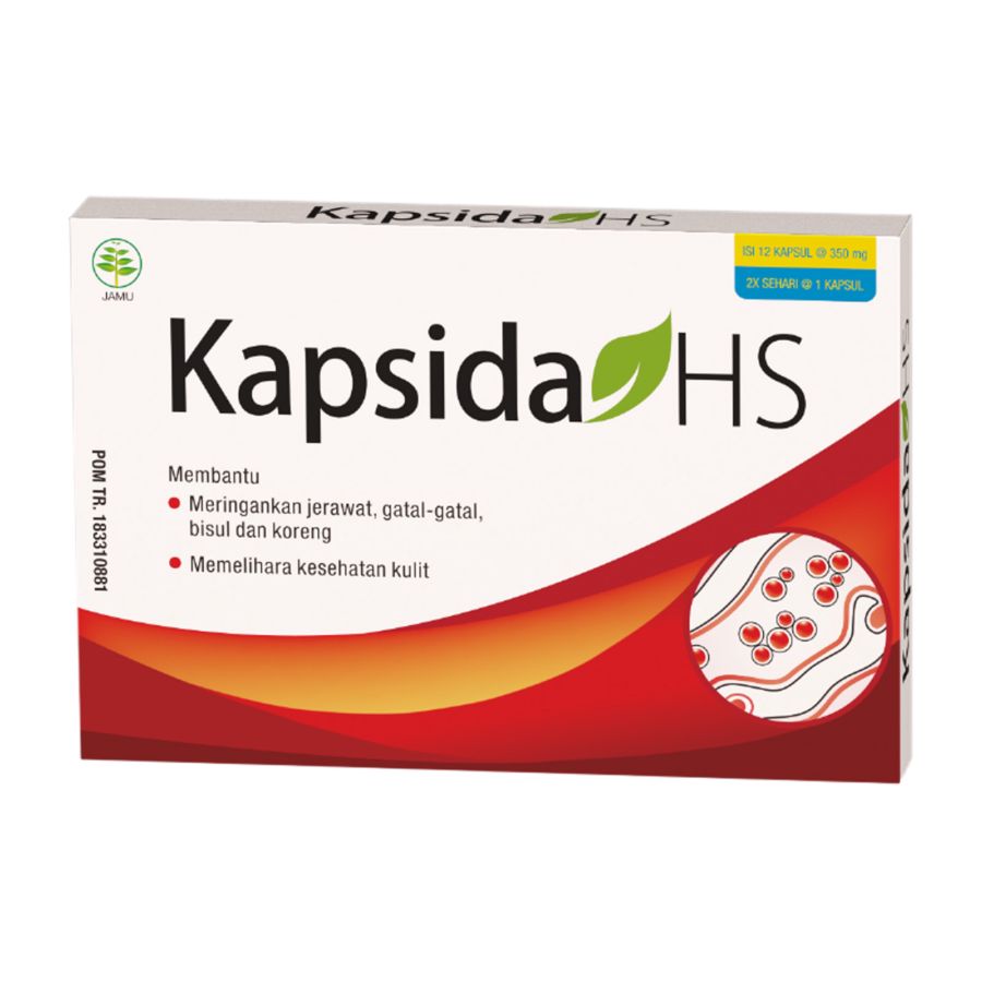 Kapsida HS Obat Gatal dan Jerawat 12kapsul