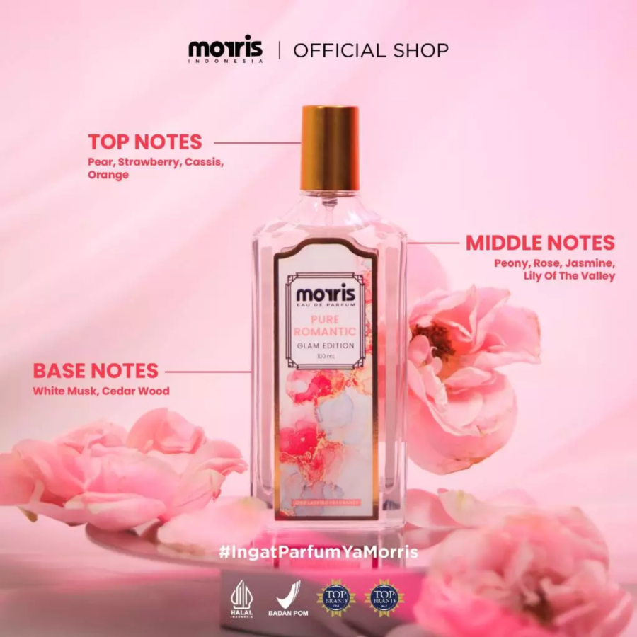 Morris Eau De Parfum Glam Edition Pure Romantic 100ml