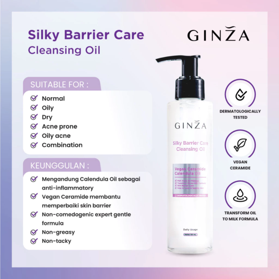 Ginza Sily Barrier Care Cleansing Oil 155ml