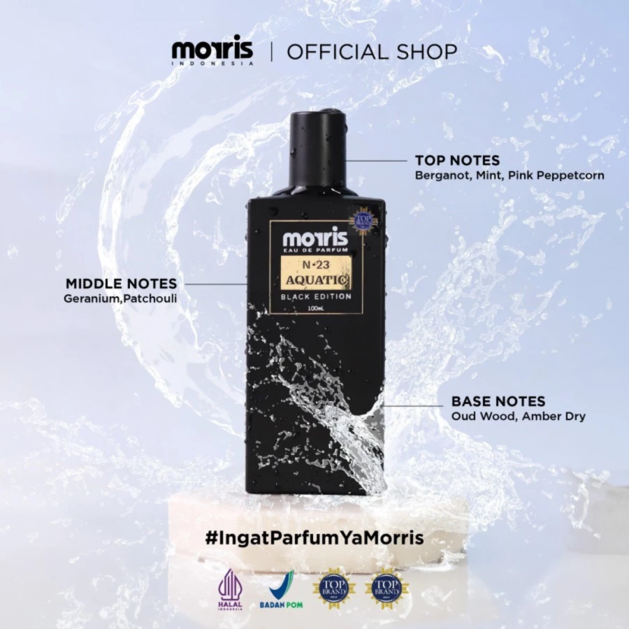 Morris Eau De Parfum Black Edition Aquatic 100ml