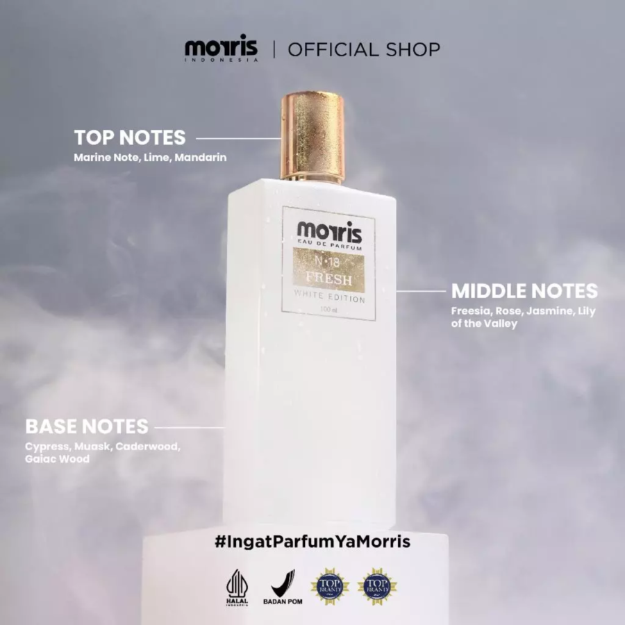 Morris Eau De Parfum White Edition Fresh 100ml