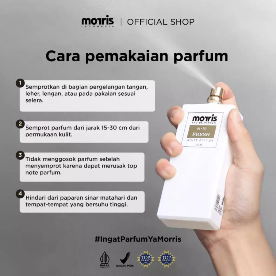 Morris Eau De Parfum White Edition Fresh 100ml