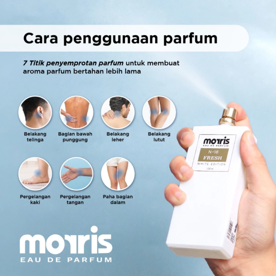 Morris Eau De Parfum White Edition Fresh 100ml