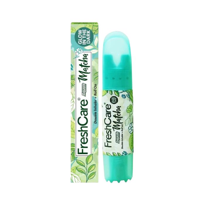Freshcare Smash Matcha Double Inhaler + Roll On Minyak Angin Aromatherapy