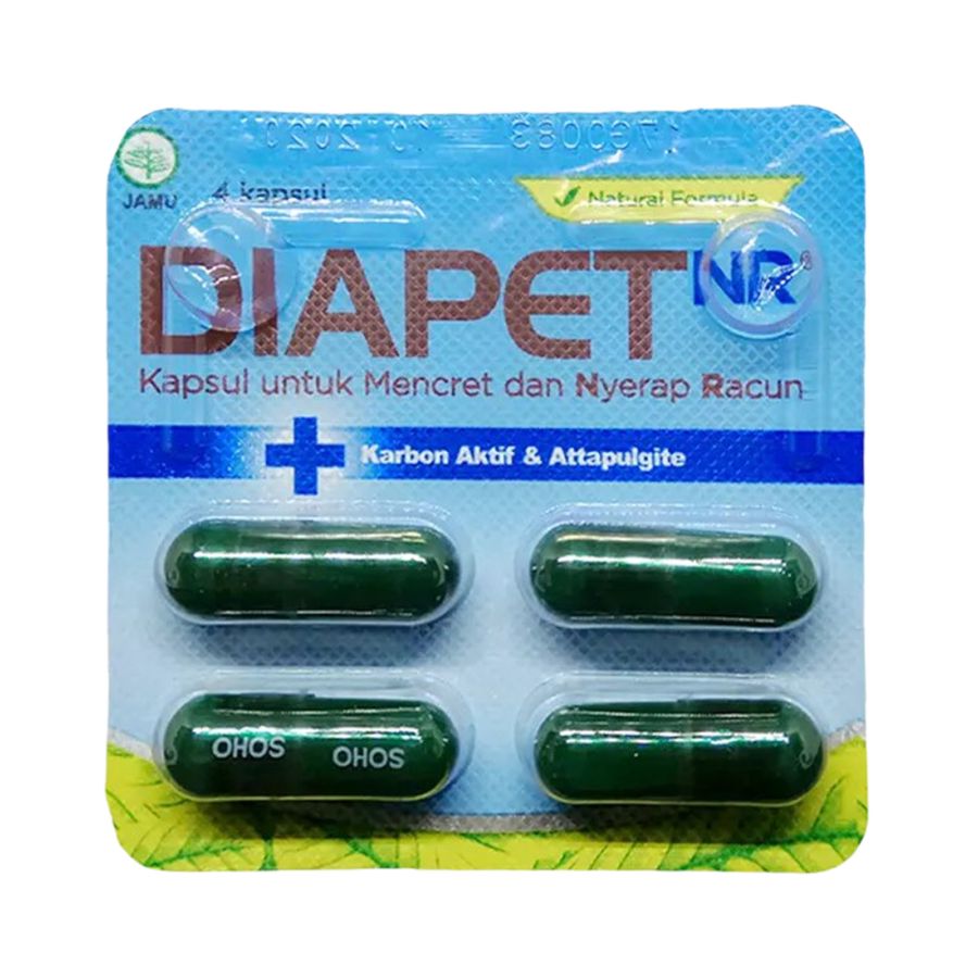 Diapet NR Obat Diare 4 Kapsul 1strips