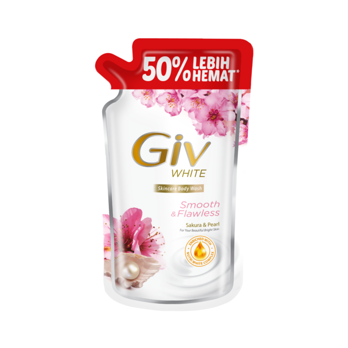 Giv White Sakura Pearl Body Wash