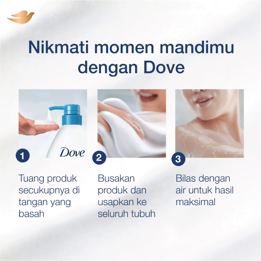 Dove Gentle Exfoliating Nourishing Body Wash 550ml