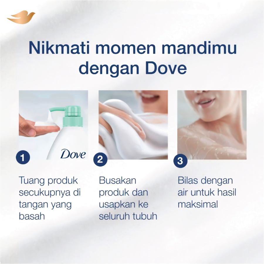 Dove Sensitive Skin Nourishing Body Wash 550ml