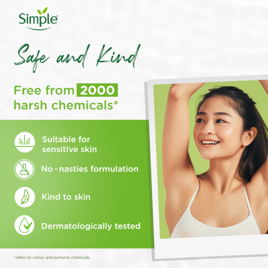 Simple Gentle Care Deodorant Roll On 45ml