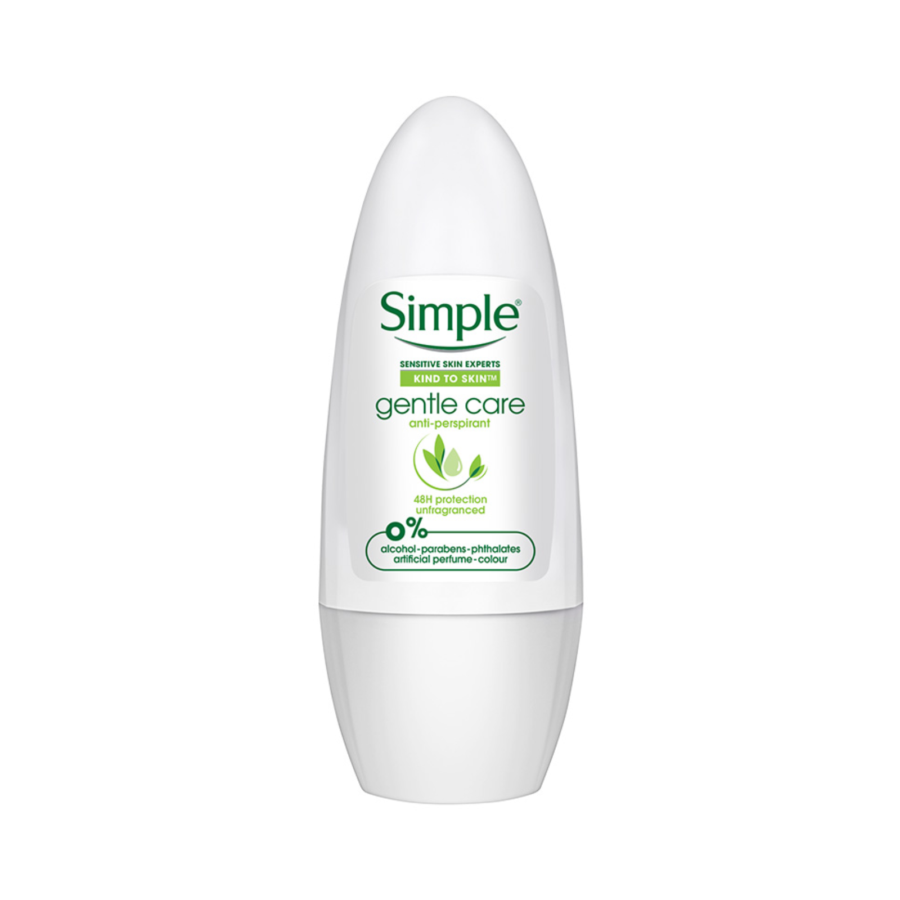 Simple Gentle Care Deodorant Roll On 45ml