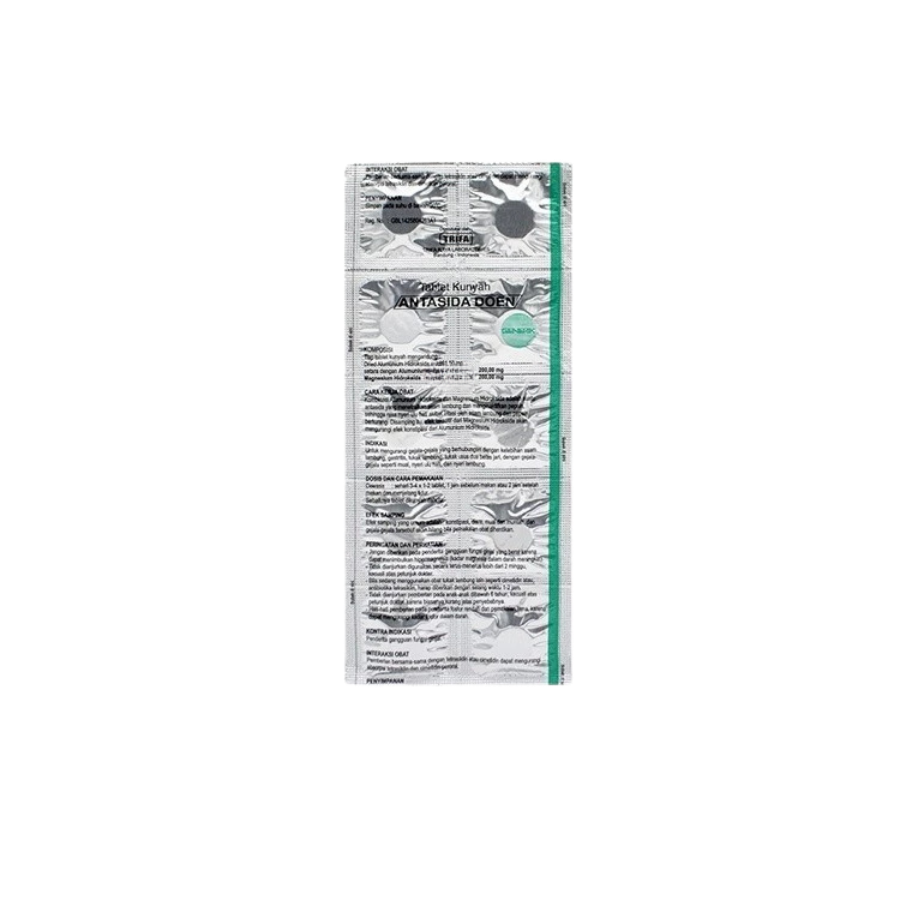 Antasida Doen 200 Mg Obat Maag 10tablet