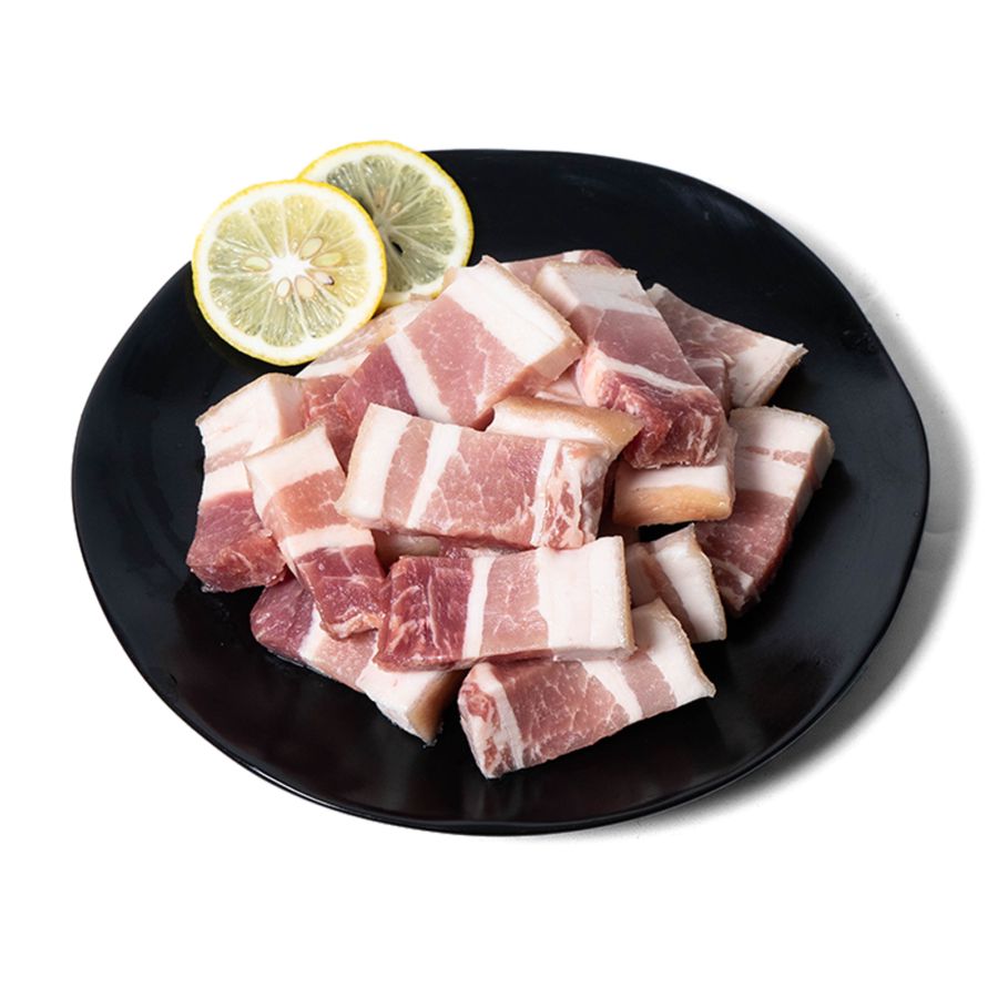 Daging Babi Samcan Pork Belly Potong Dadu/Babi Kecap 500gram