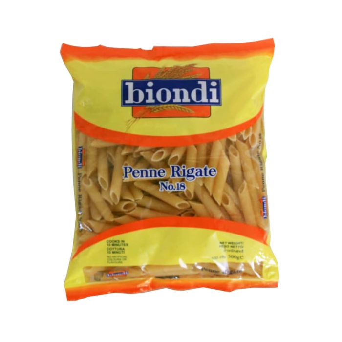 Biondi Short Pasta Penne Rigate No 18