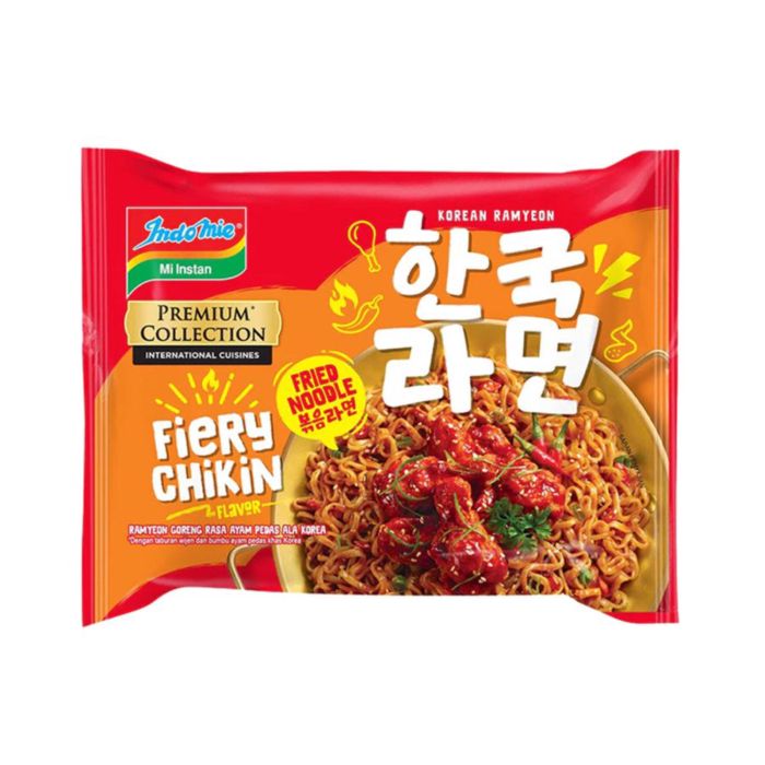 [Bundling 3] Indomie Premium Korean Fried Noodle Fiery Chikin Mie Instan 94 gram