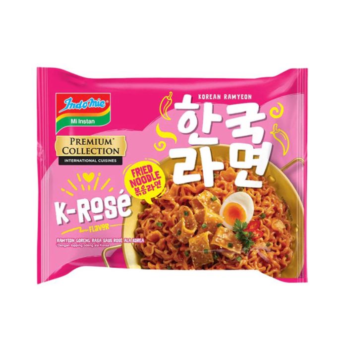 [Bundling 3] Indomie Premium Korean Fried Noodle K- Rose Mie Instan 85 gram