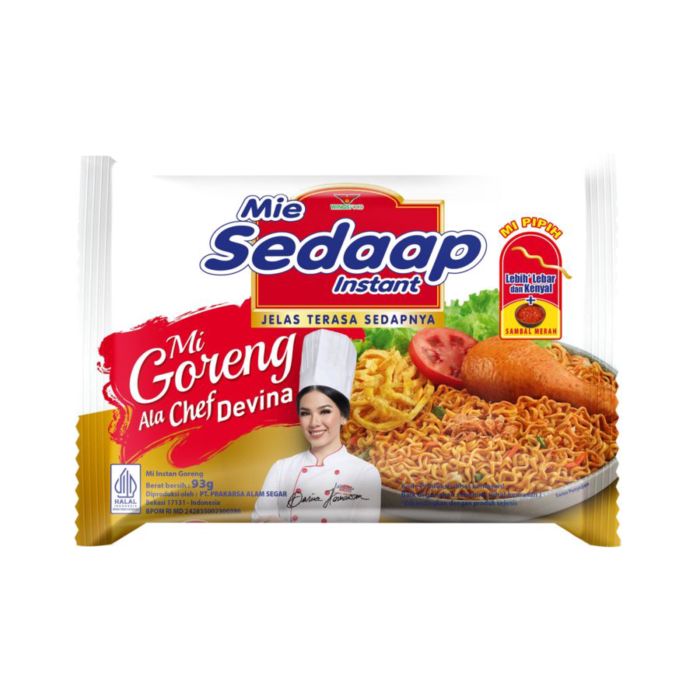 [Bundling 3] Mie Sedaap Goreng Ala chef Mie Instan Bag 93 gram