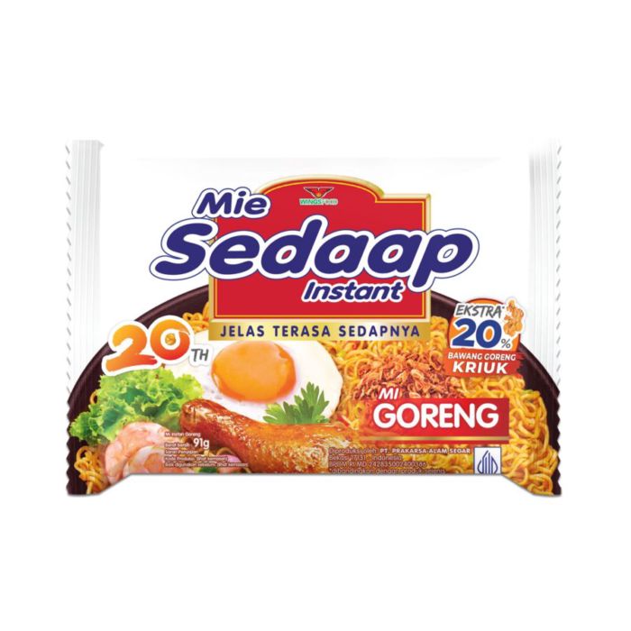 [Bundling 3] Mie Sedaap Goreng Mie Instan 91 gram